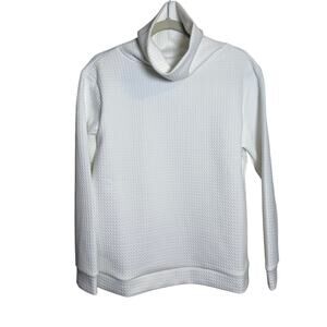 Tuckernuck Duffield Lane White Pullover Sweatshirt Women's Sz. L